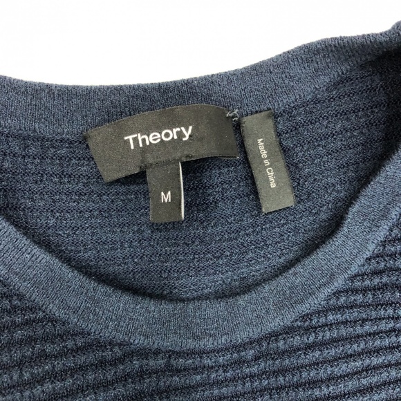 Theory Gelton Dynamic Ribbed Crew Neck Mini Dress - Picture 6 of 7